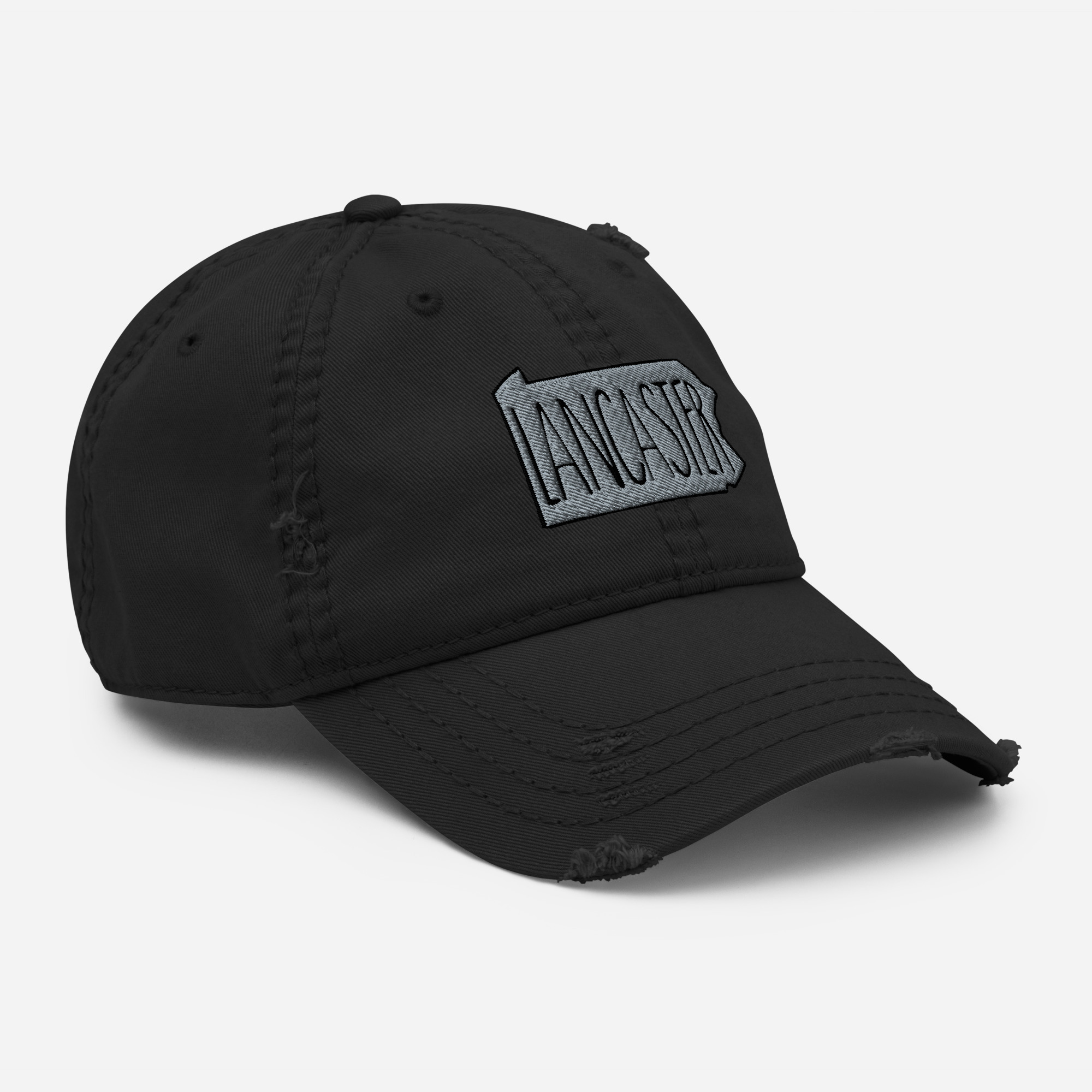 Lancaster PA Embroidered Distressed Dad Hat