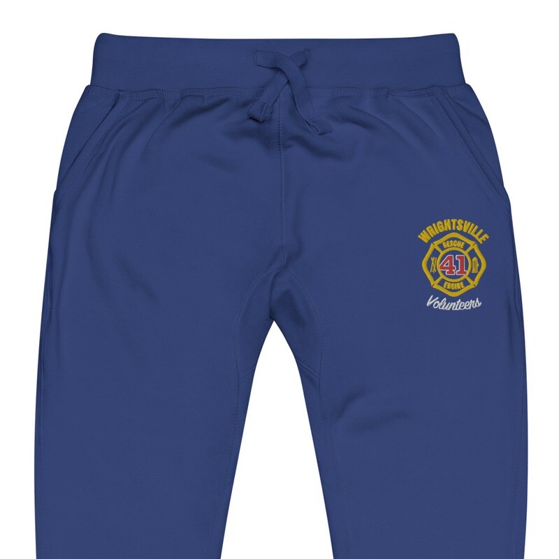 Wrightsville FD embroidered fleece sweatpants