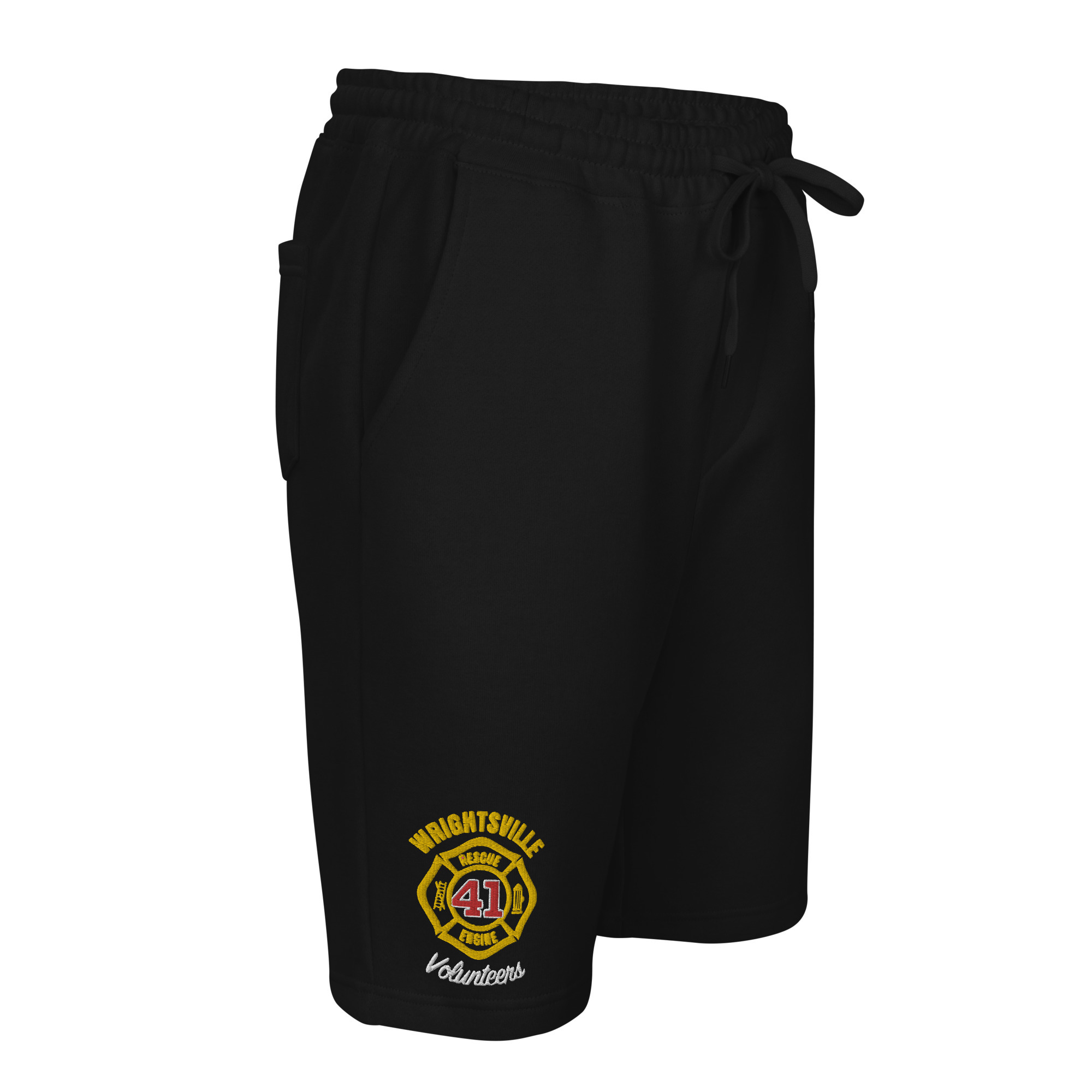 Wrightsville FD embroidered fleece shorts