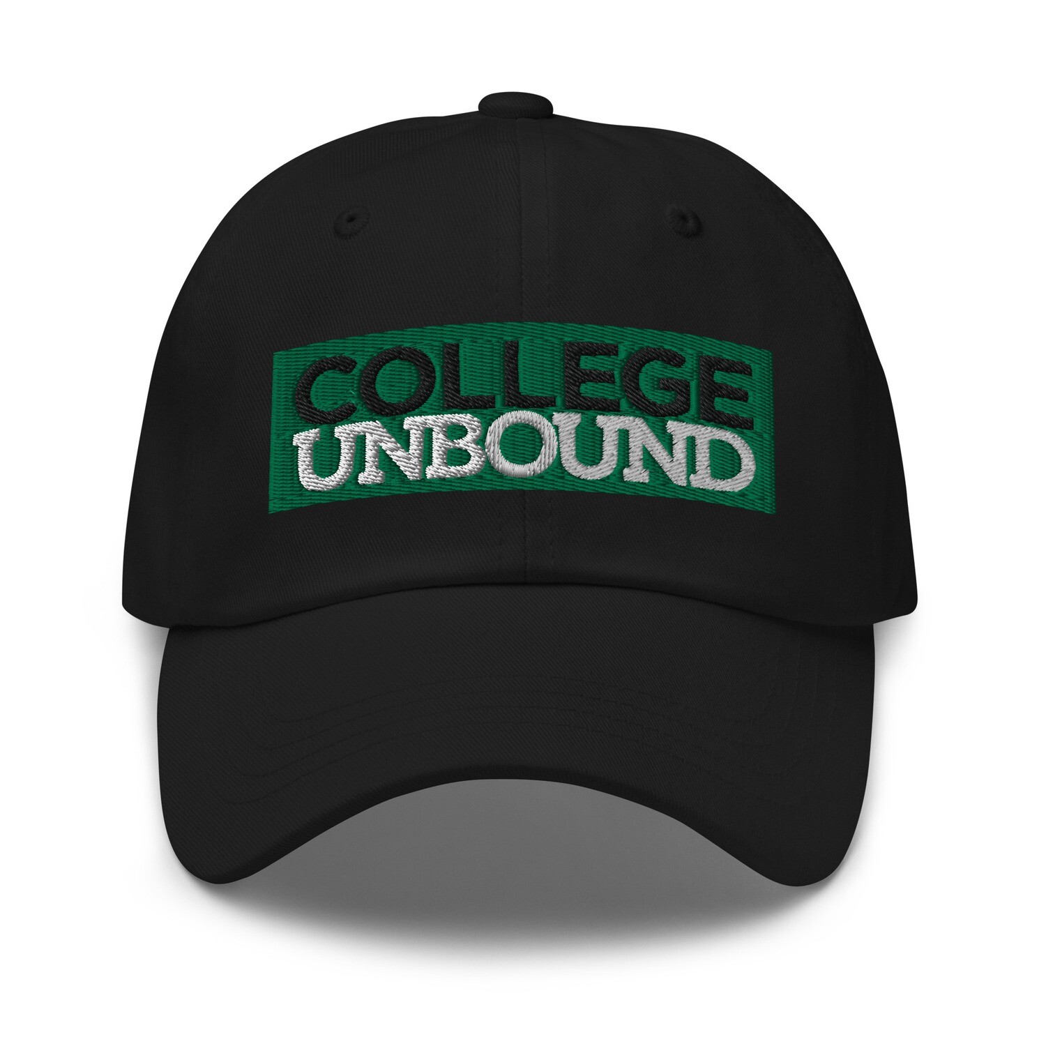 College Unbound Embroidered Unstructured Hat, Color: Black