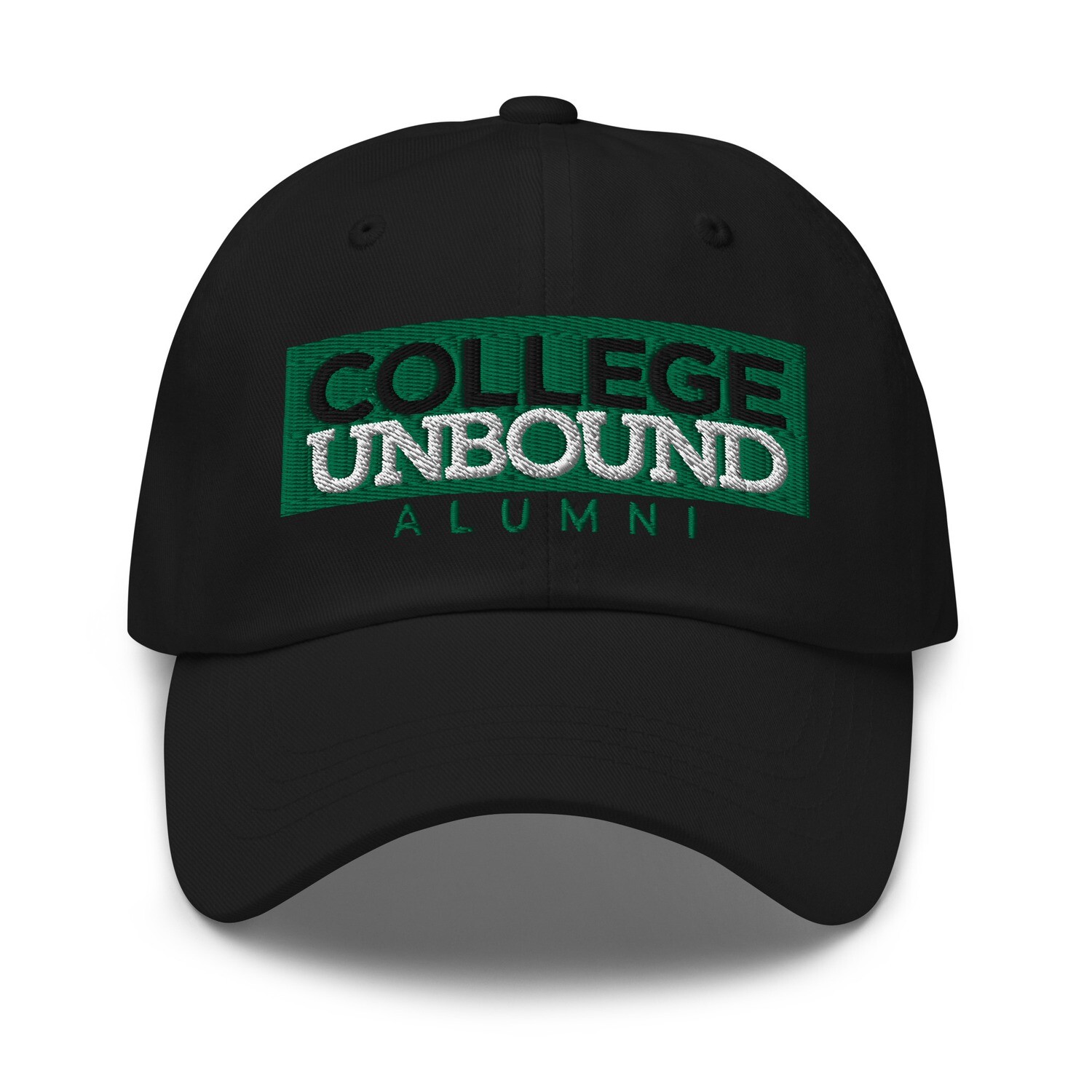 College Unbound Alumni Embroidered Unstructured Hat, Color: Black