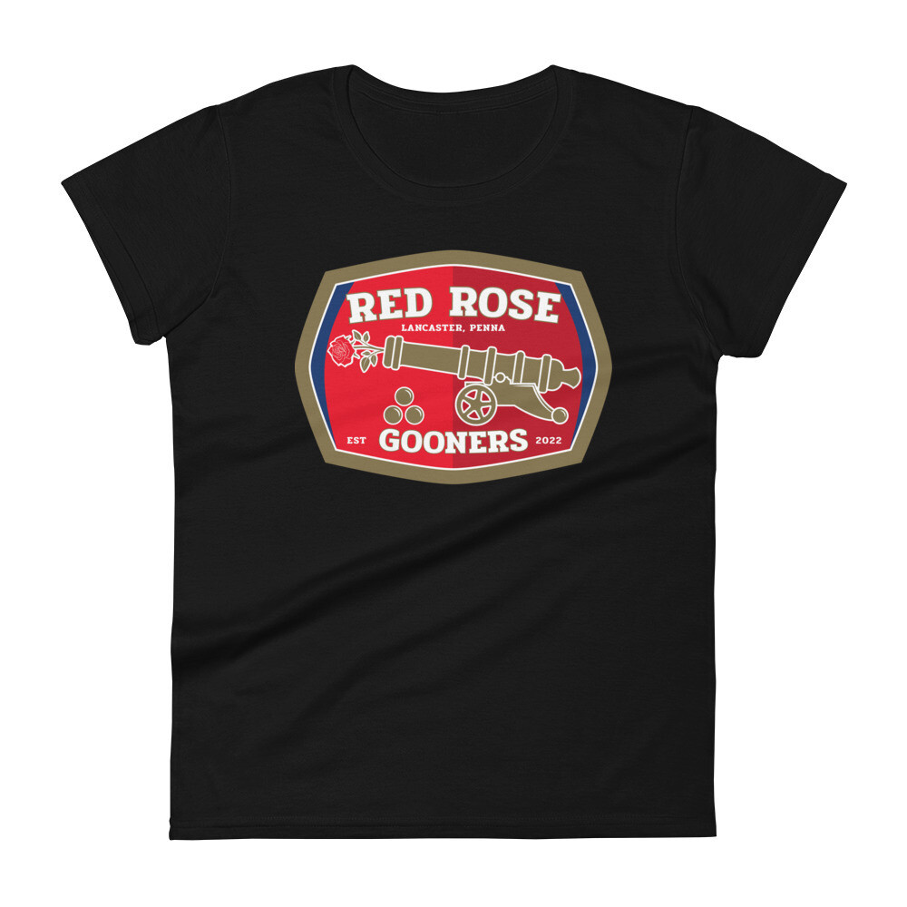 Women's Red Rose Gooners Tee