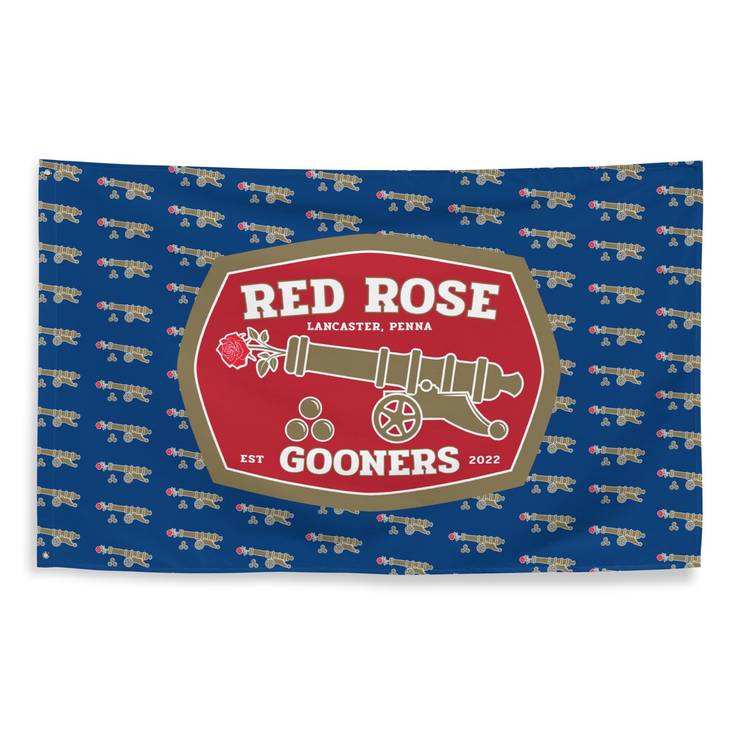 Red Rose Gooners Flag (blue)