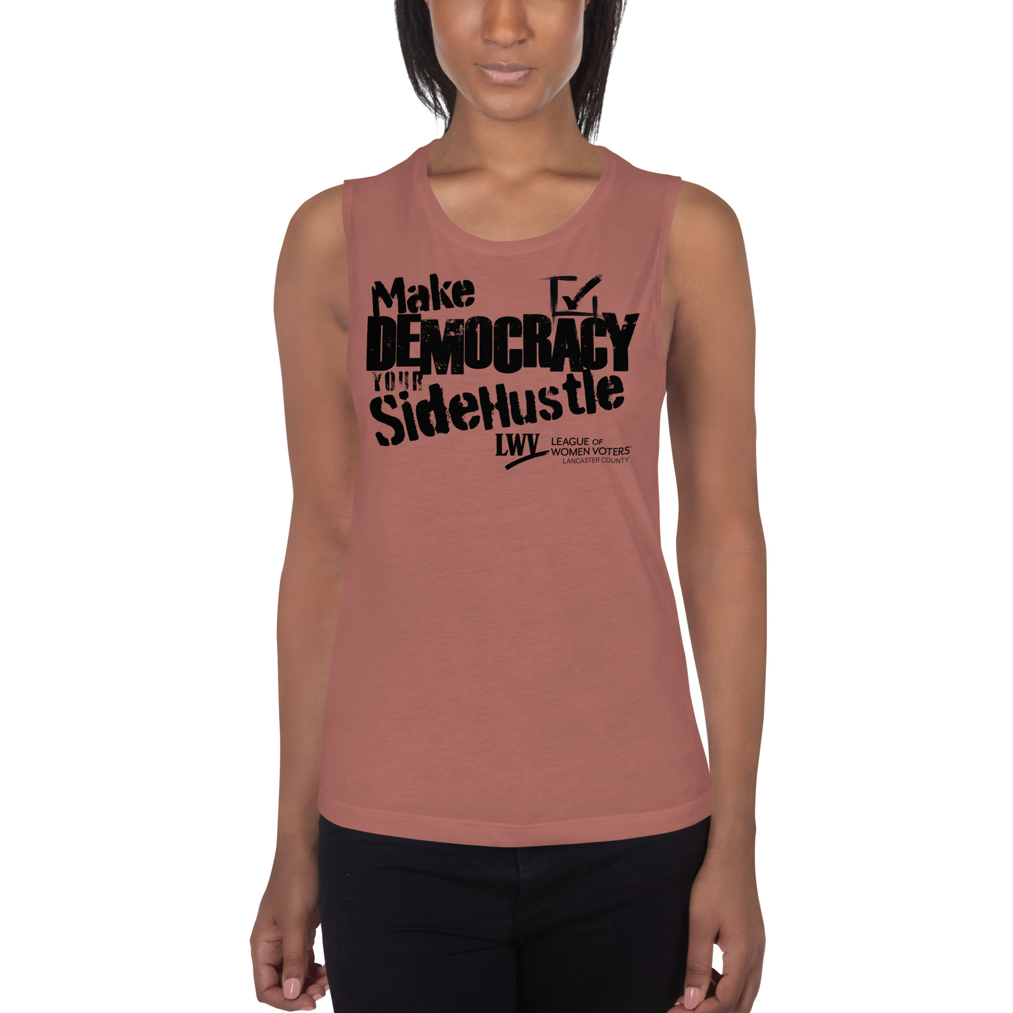 LWV Side Hustle Ladies’ Muscle Tank