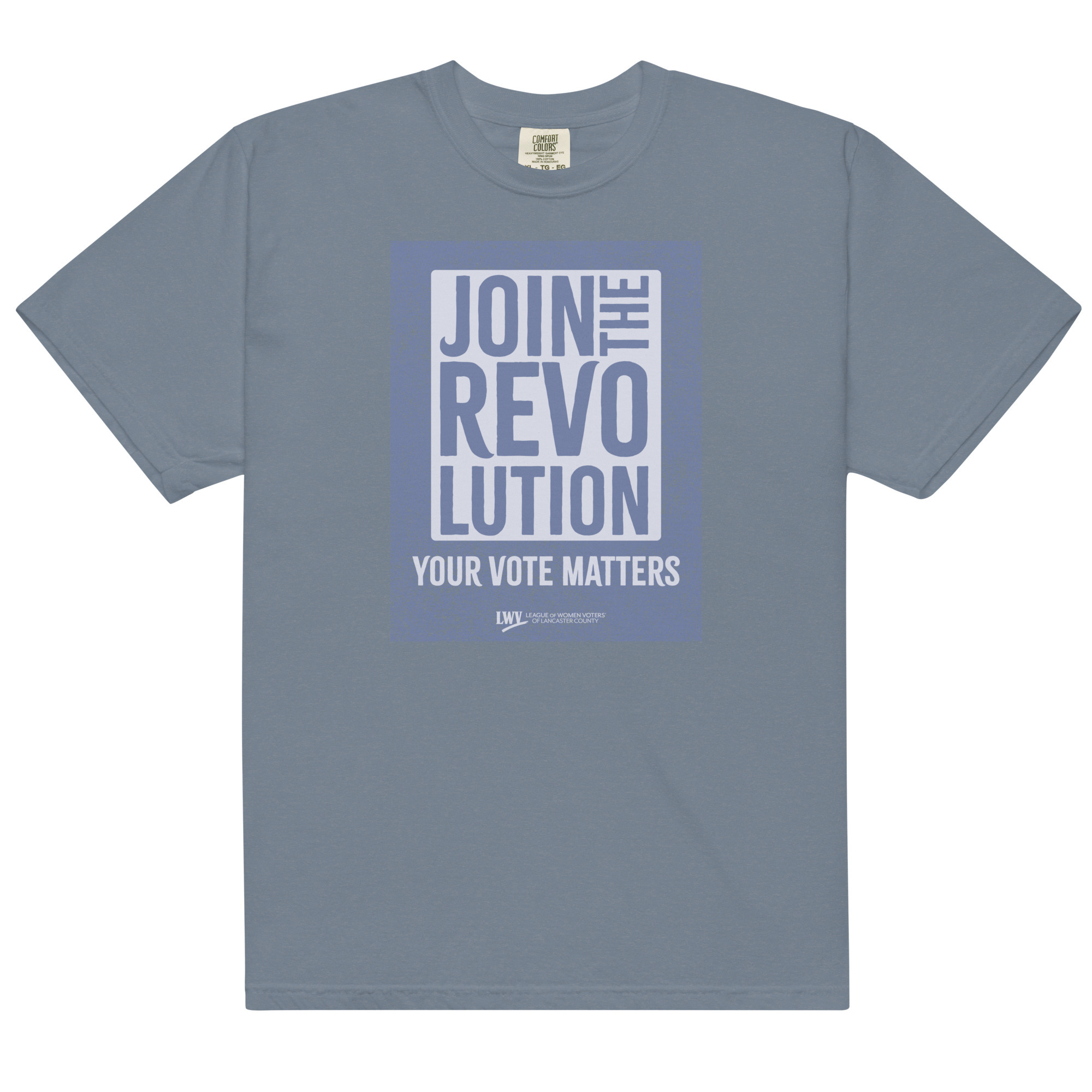 Join The Revolution Unisex garment-dyed heavyweight t-shirt