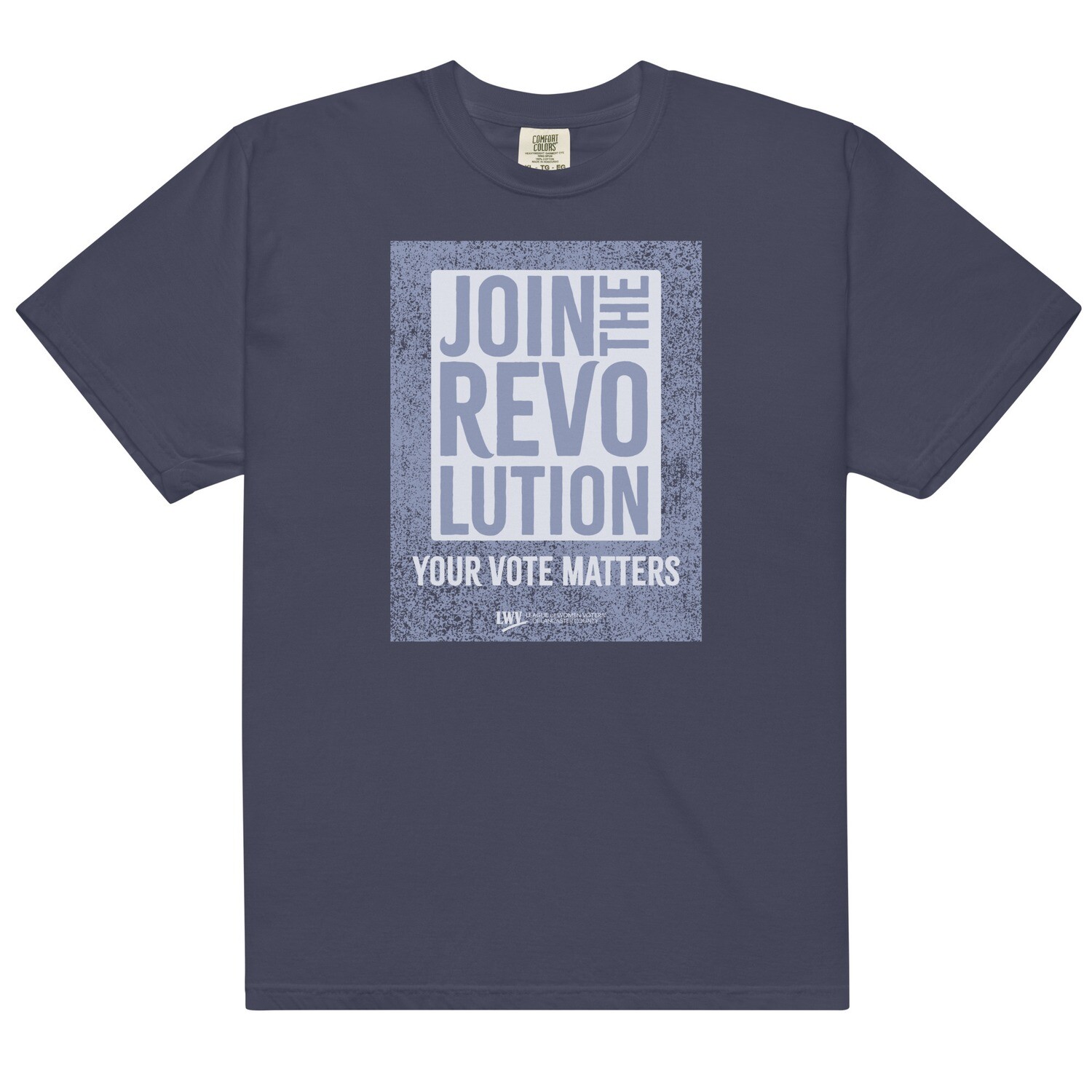 Join The Revolution Unisex garment-dyed heavyweight t-shirt