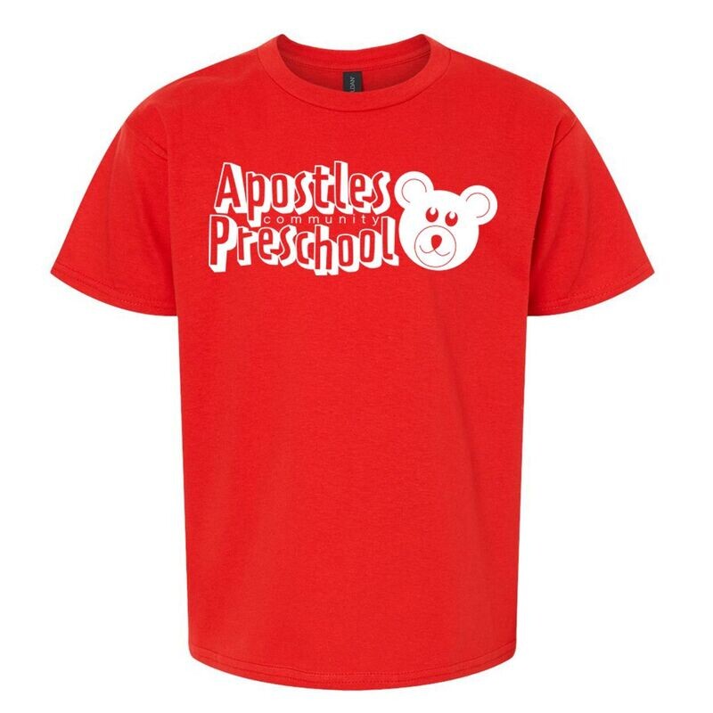 Apostles Preschool Youth Tee, Color: Red