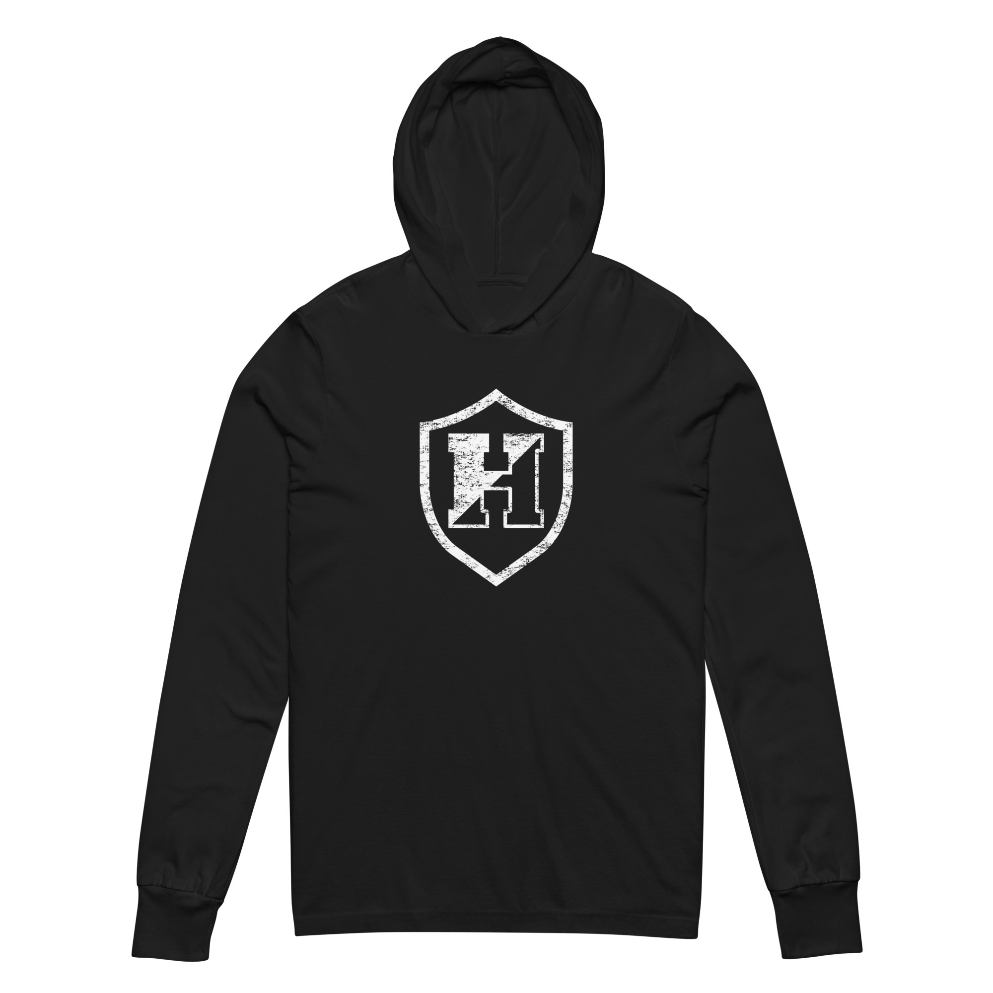 Hempfield Vintage Shield Hooded long-sleeve tee