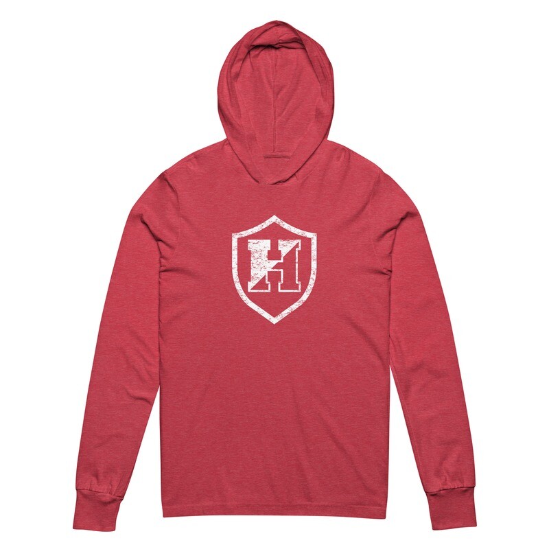 Hempfield Vintage Shield Hooded long-sleeve tee