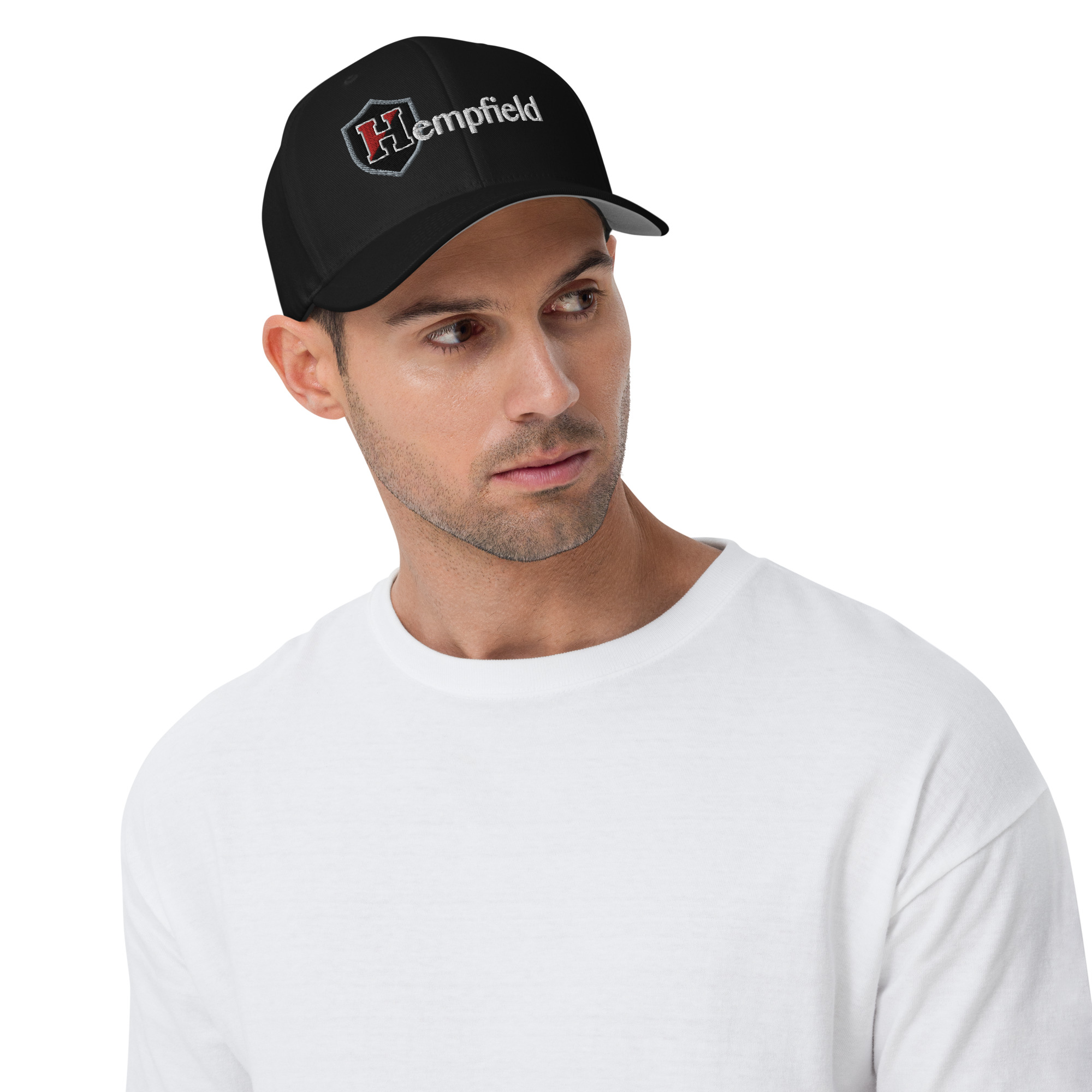 Hempfield Shield Structured Twill Flex Fit Cap