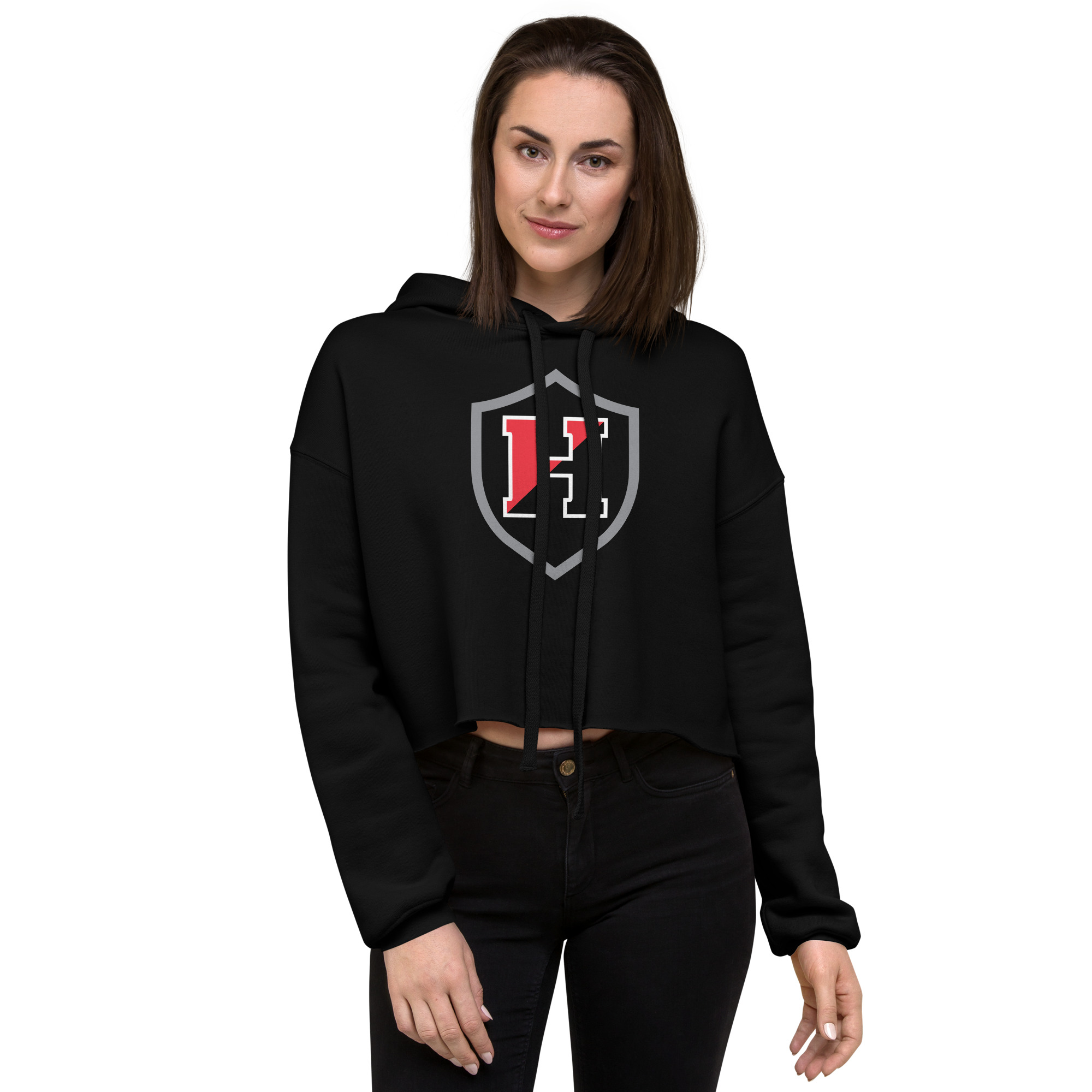 Hempfield Shield Crop Hoodie