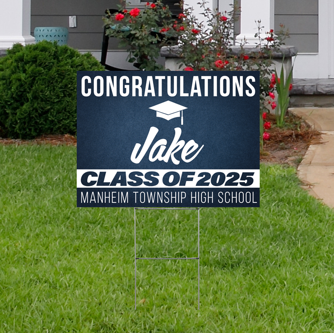 Manheim Township Class of 2025 Yard Sign (Senior Sunday Fundraiser)