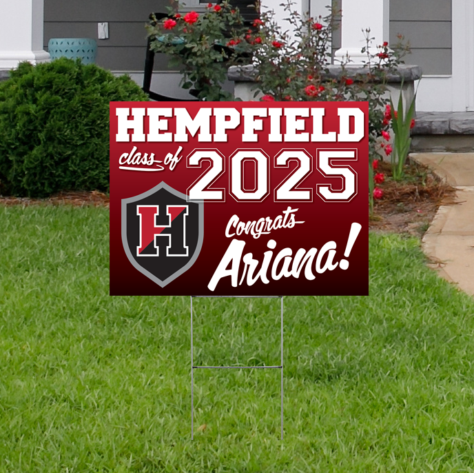 Hempfield Class of 2025 Custom Yard Sign