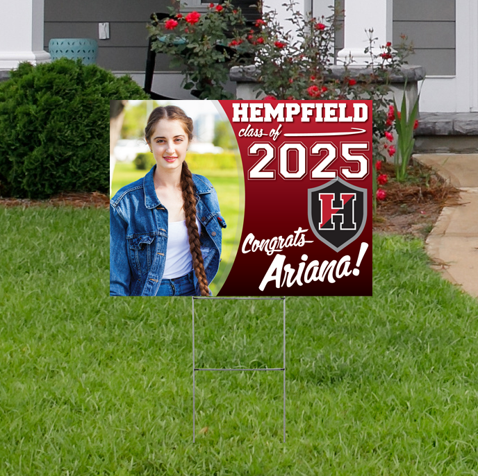 Hempfield Class of 2025 Photo Yard Sign