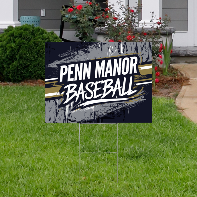 Penn Manor 2025 Baseball Yard Sign