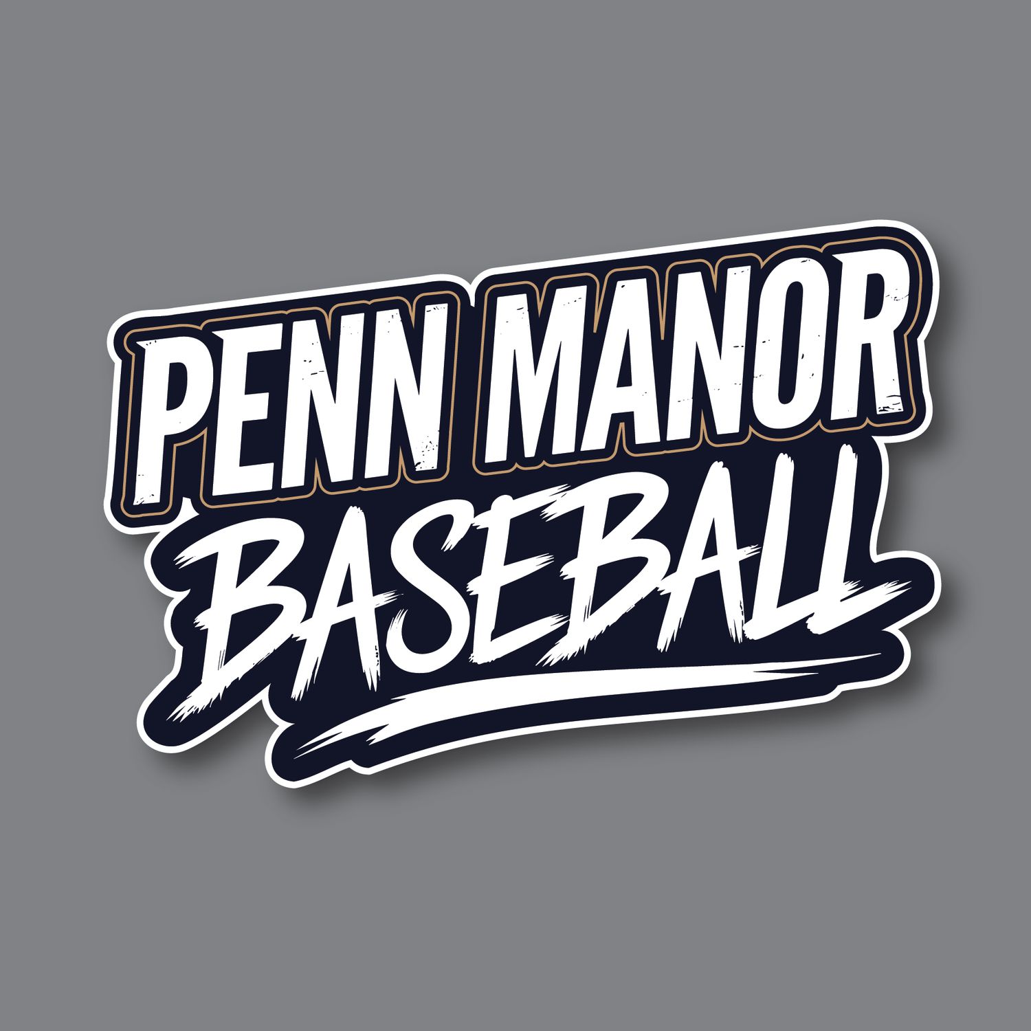 Penn Manor 2025 Baseball Decal (Choose from two sizes)