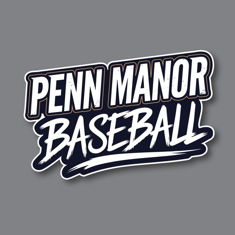 Penn Manor 2025 Baseball Decal (Choose from two sizes)