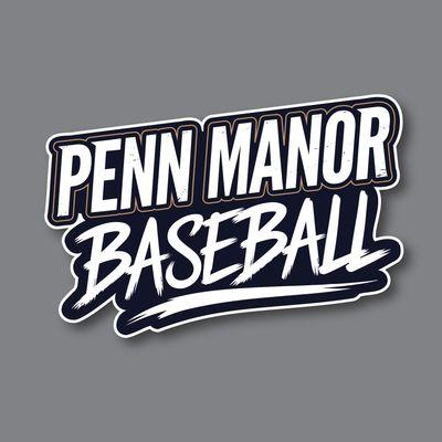 Penn Manor 2025 Baseball Decal (Choose from two sizes)