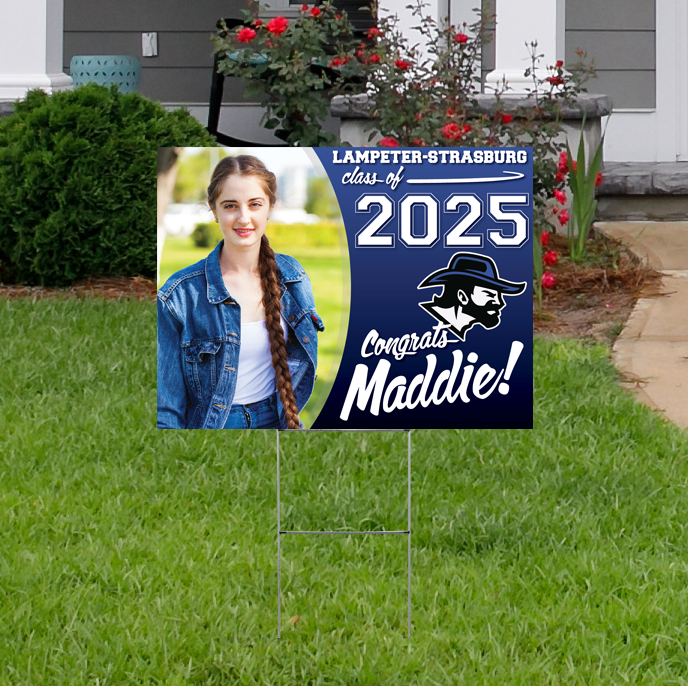 L-S Class of 2025 Photo Yard Sign
