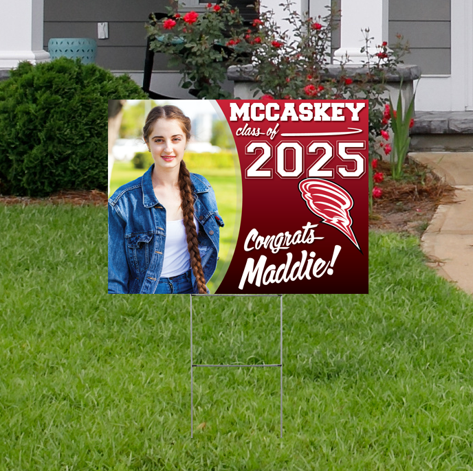 McCaskey Class of 2025 Photo Yard Sign