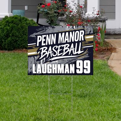 Penn Manor 2025 Baseball Yard Sign