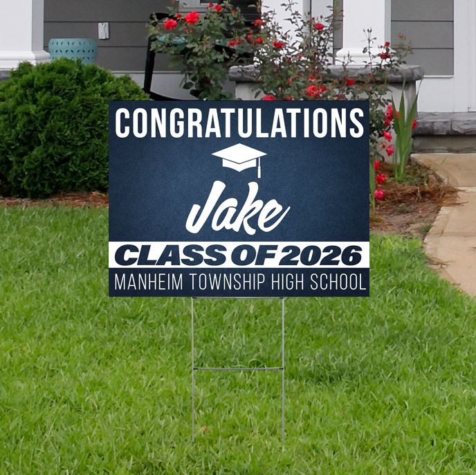 Manheim Township Class of 2026 Yard Sign (Senior Sunday Fundraiser)