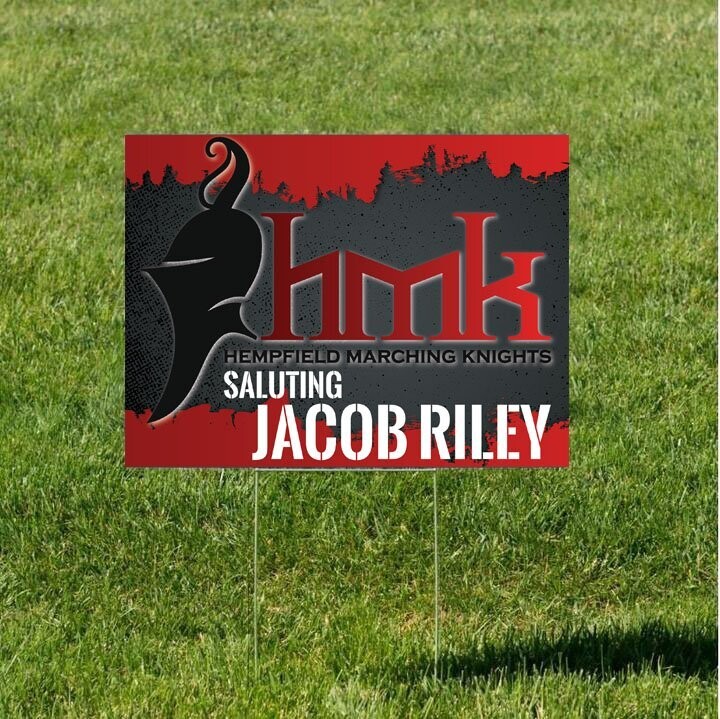 Hempfield High School Marching Band Custom Yard Sign Hempfield High School Marching Band Custom Yard Sign