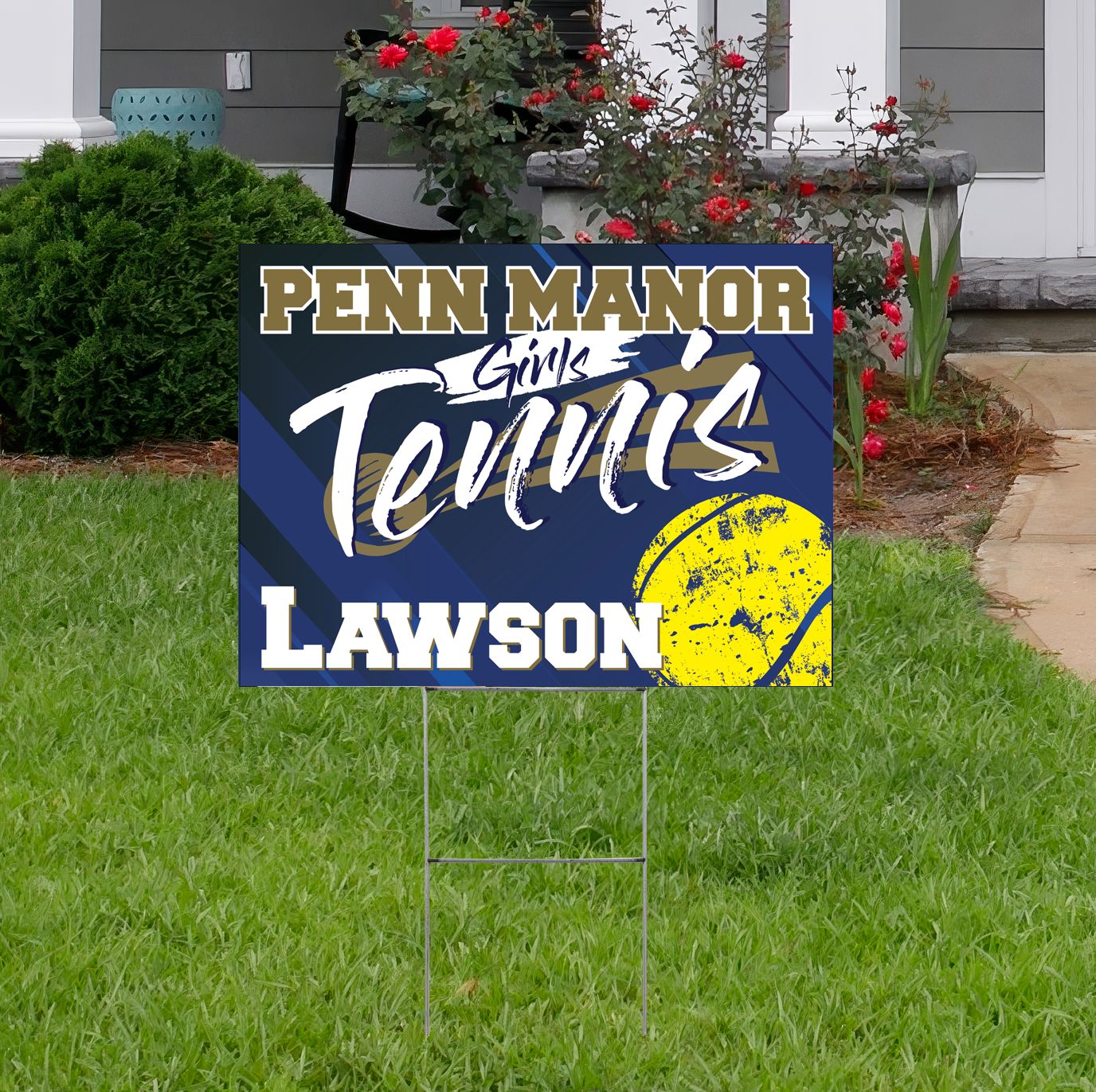 Penn Manor Girls Tennis Custom Yard Sign Penn Manor Girls Tennis Custom Yard Sign