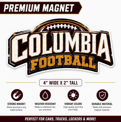 Columbia Football Magnet