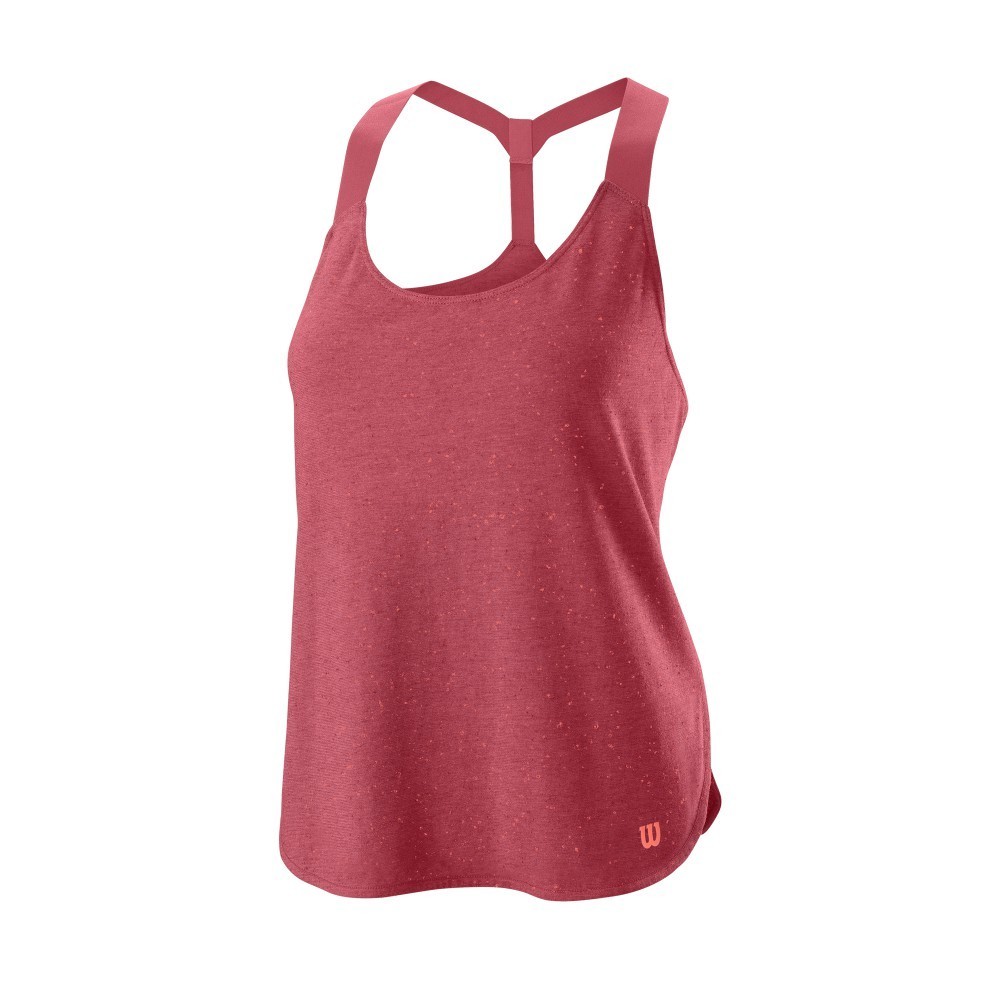 Wilson Competition Flecked Tank - Holly Berry
