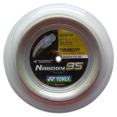 Yonex Nanogy 95 Badminton String - 200m Reel