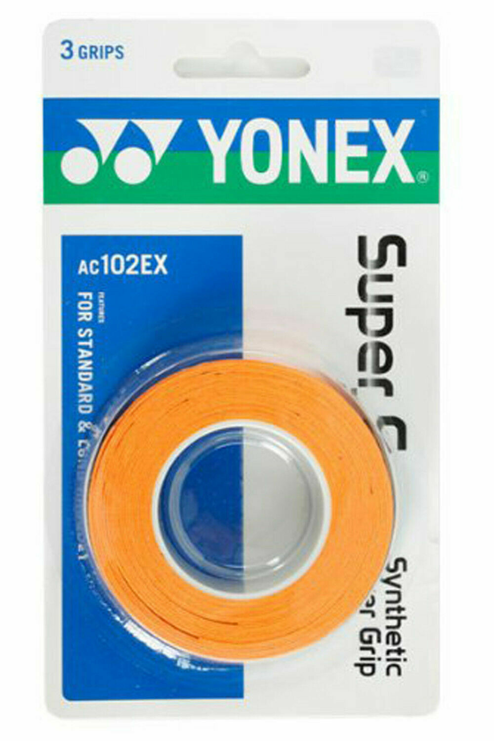 Yonex Super Grap Orange - 3 Pack