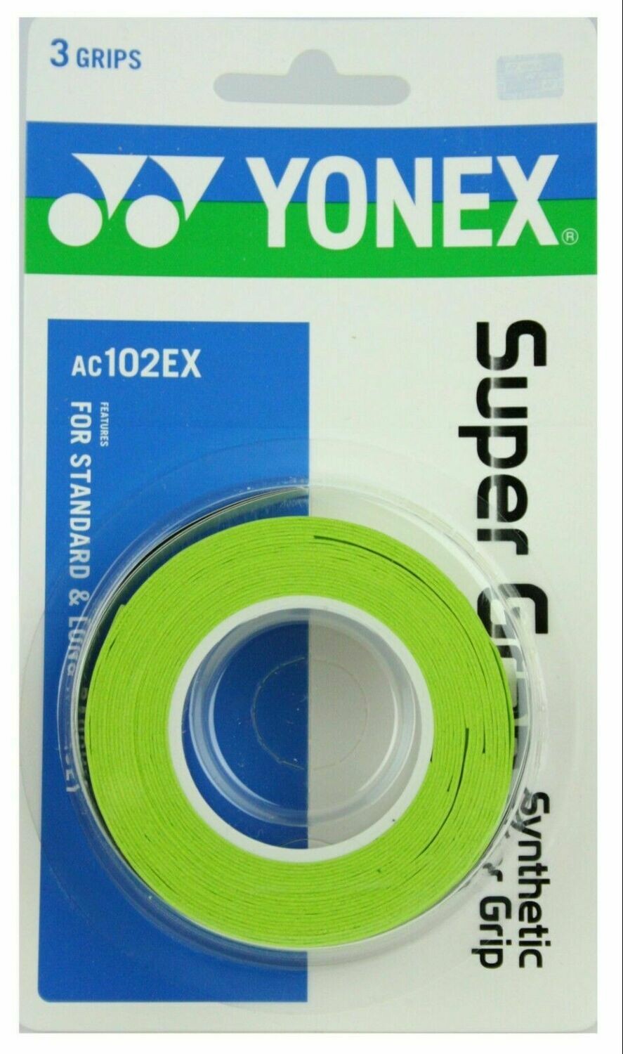 Yonex Super Grap Green - 3 Pack