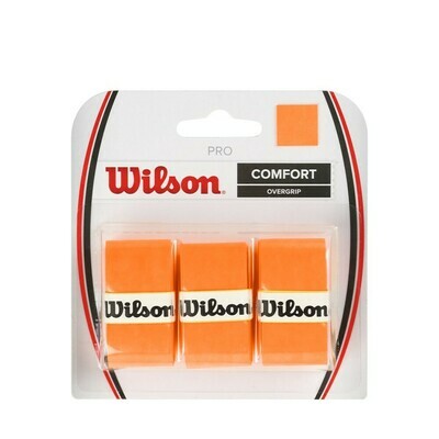 Wilson Pro Comfort Overgrip Orange - 3 Pack