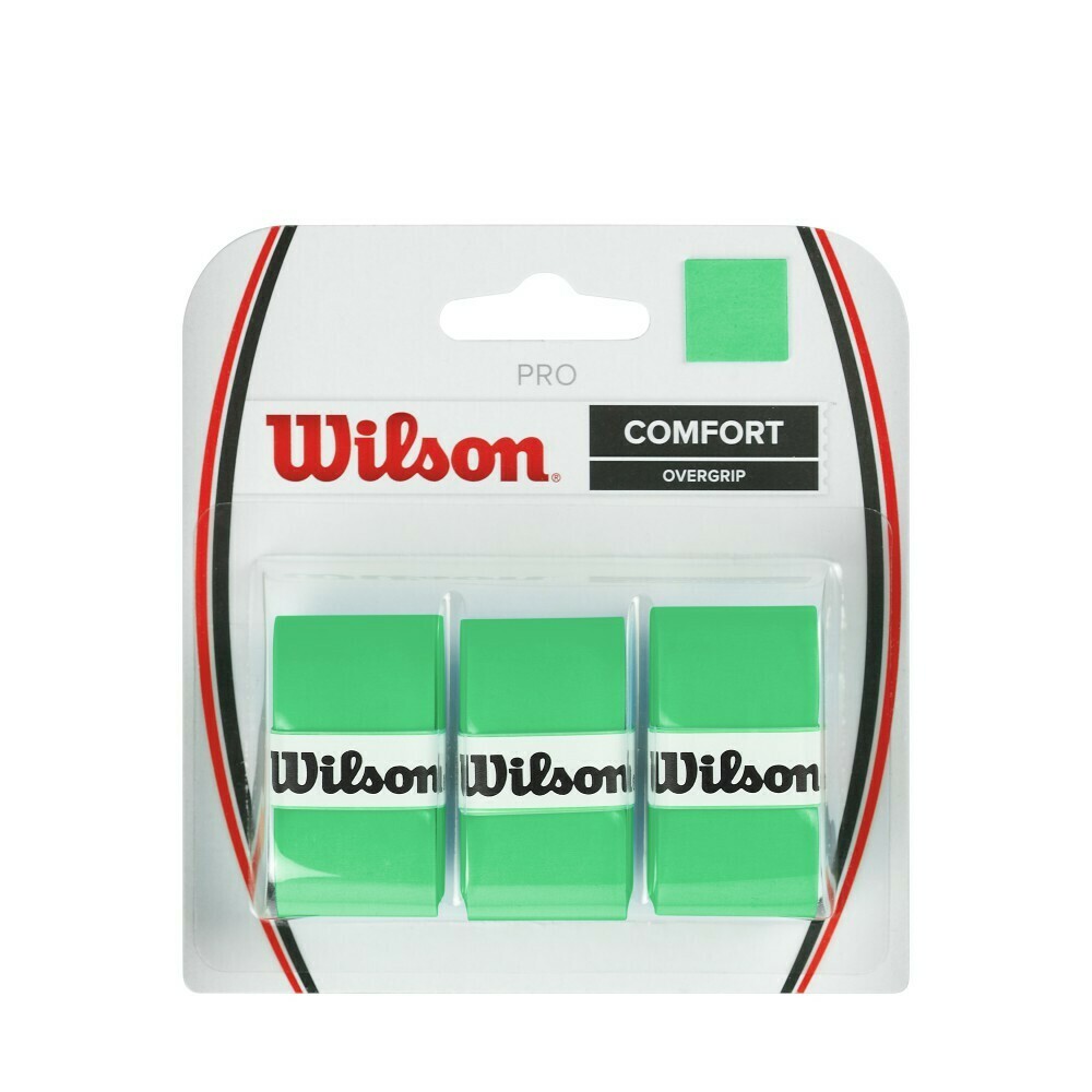 Wilson Pro Comfort Overgrip Green - 3 Pack