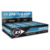 Dunlop Intro Squash Ball Blue Spot Dozen