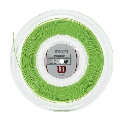 Wilson Revolve Spin 16 Tennis String 200m Reel - Green