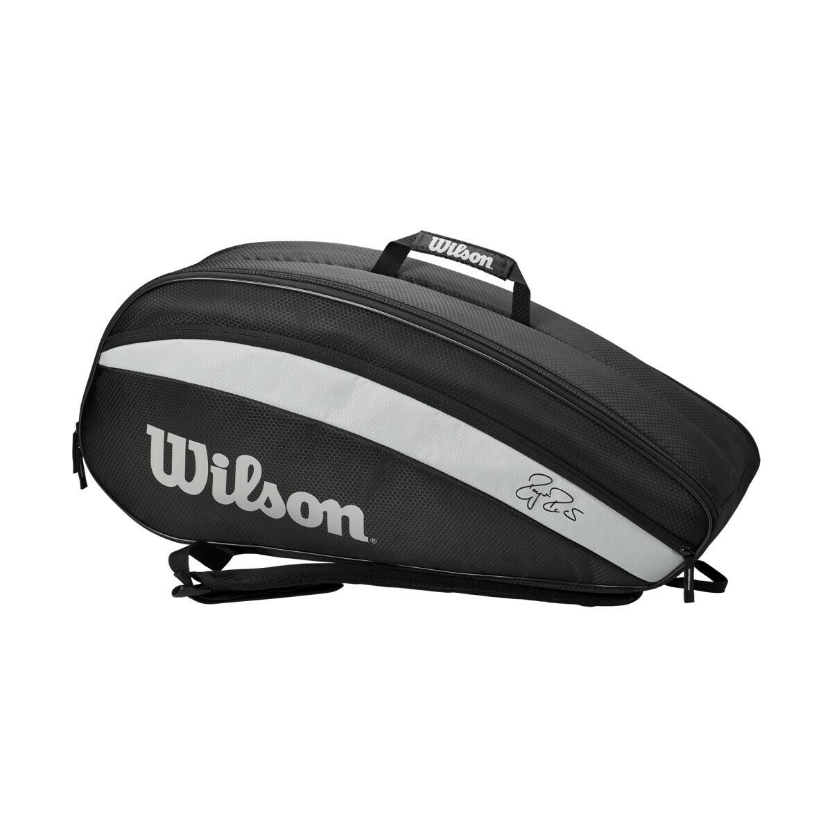 Wilson Federer Team Bag - 6 Pack - Black