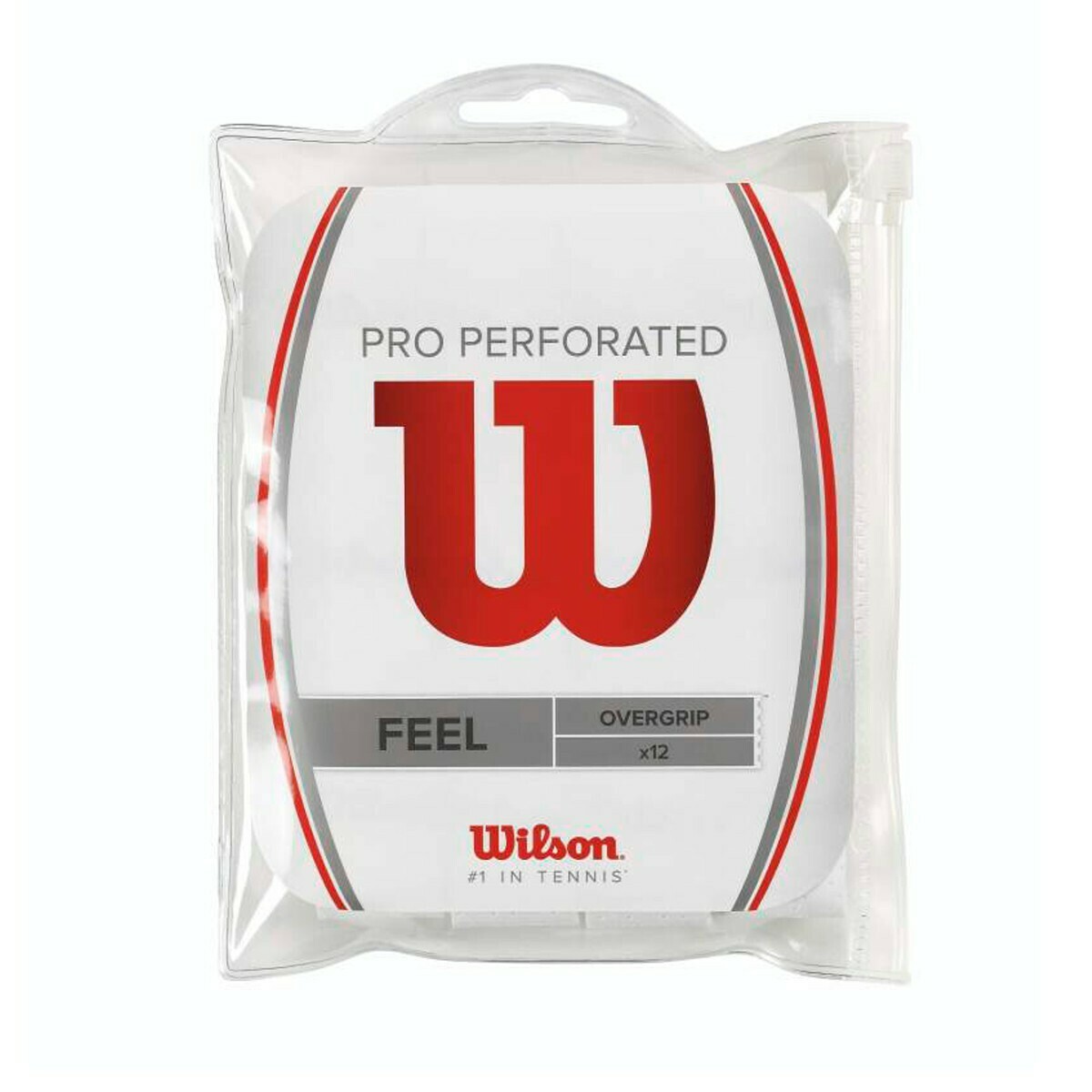 Wilson Pro Perforated Overgrip - 12 Pack - White