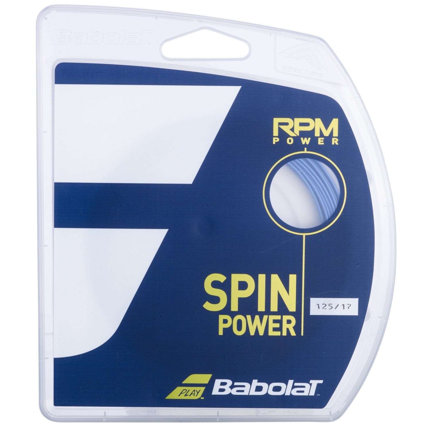 Babolat RPM Power 125 Tennis String Set - Electric Blue