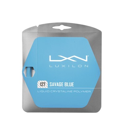Luxilon Savage 127 Tennis String Set - Blue