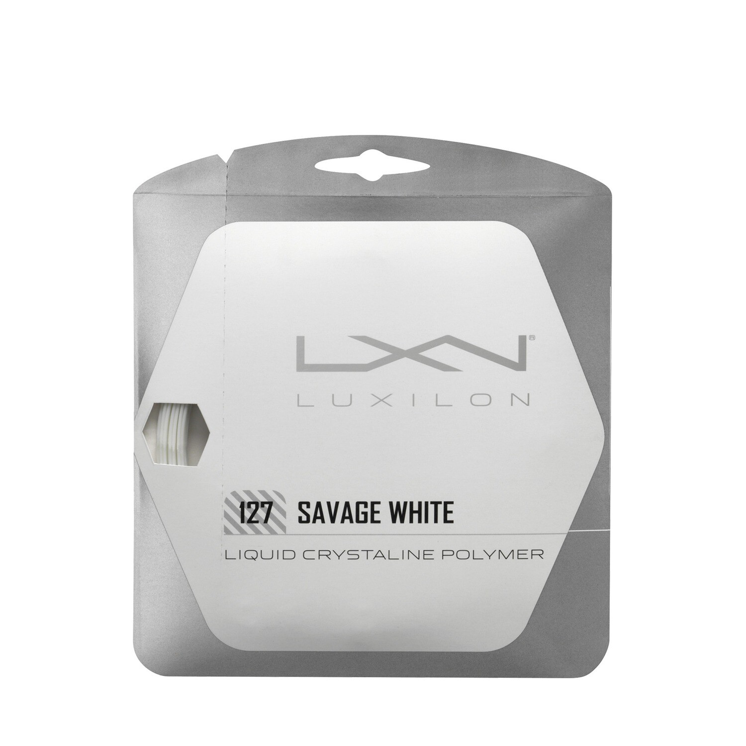 Luxilon Savage 127 Tennis String Set - White