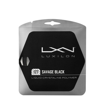 Luxilon Savage 127 Tennis String Set - Black