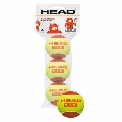Head TIP Red Trainer Tennis Balls - 3 Ball pack
