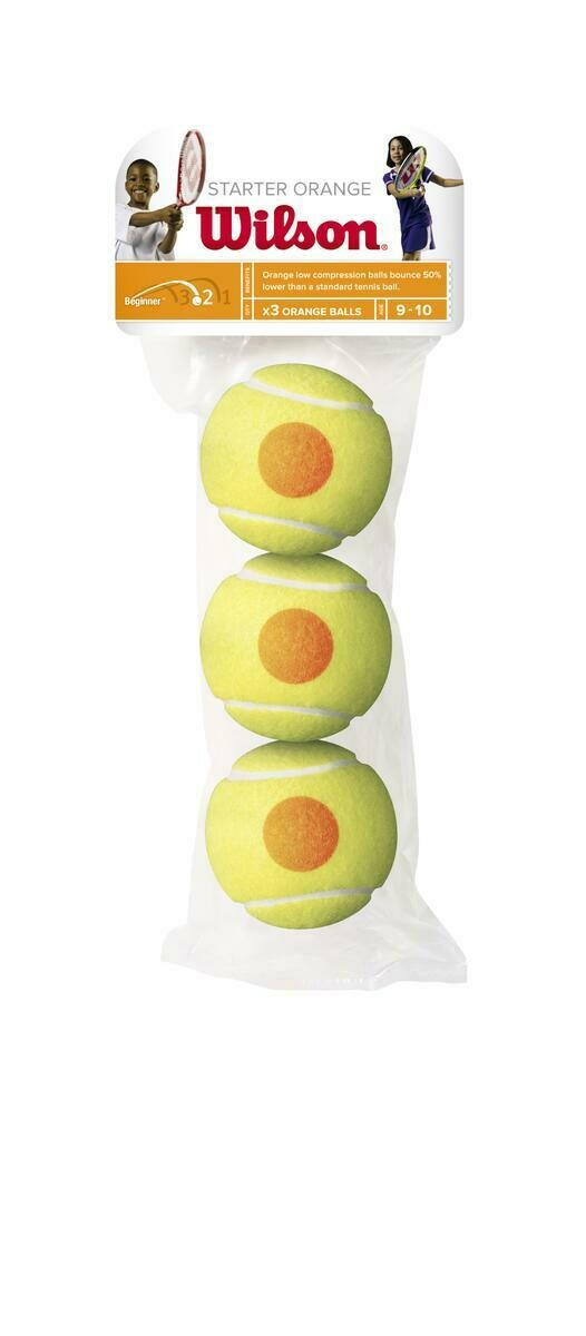 Wilson Starter Orange Tennis Balls - 3 Pack