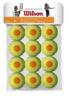 Wilson Starter Orange Tennis Balls - 12 Pack