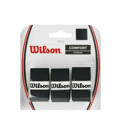 Wilson Pro Comfort Overgrip Black - 3 Pack