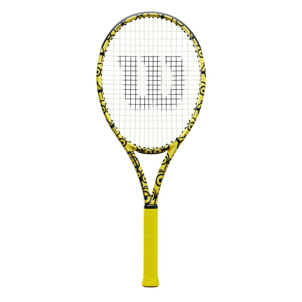 Wilson Minions Ultra 100 V3 Tennis Racket - Yellow, Grip Size: G3 (4 3/8)