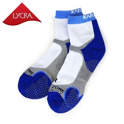 Karakal X4 Technical Ankle Sock - White/Blue
