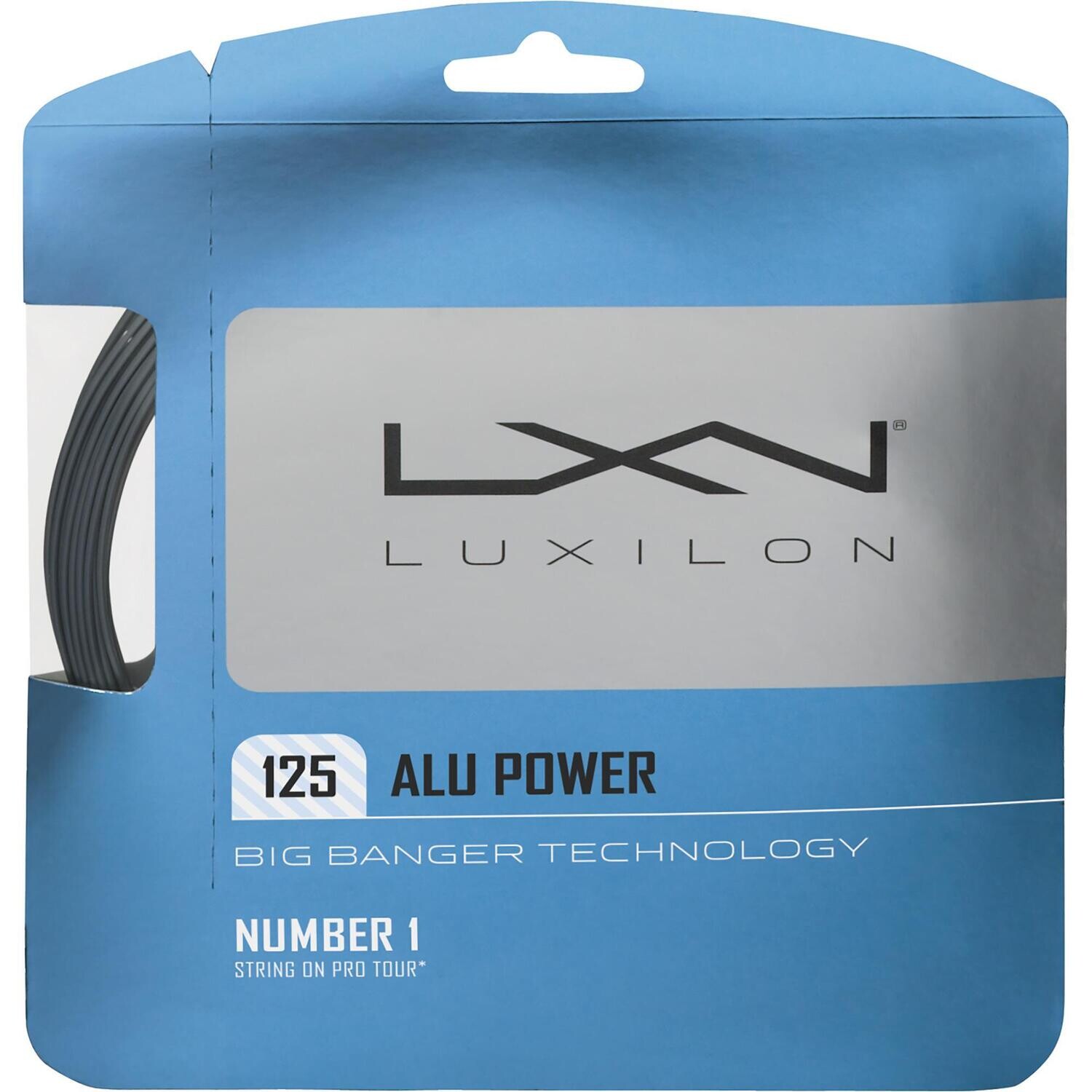 Luxilon Alu Power Tennis String Set - Silver, Gauge: 125